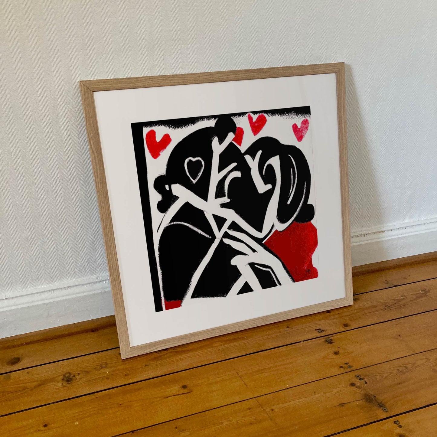 Unité, tirage contemporain encadré au format 50x50 cm.