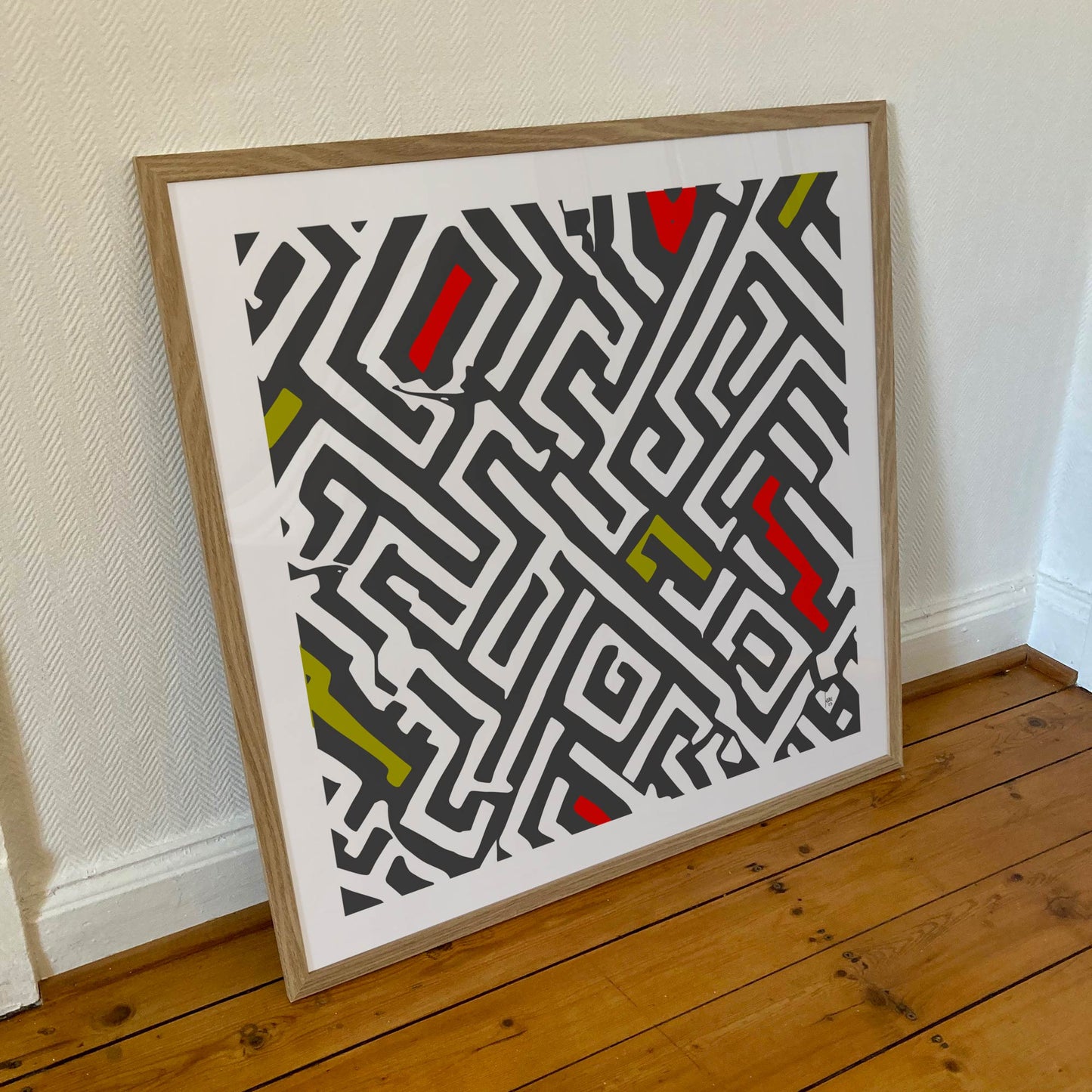 tirage d'art numérique limité par Limonade Bleue. Format 70x70cm