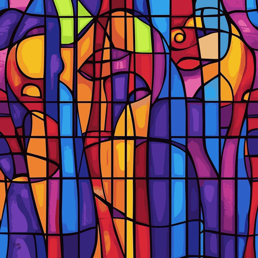 Lumières figées : La magie des vitraux dans mes créations