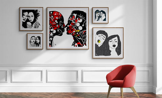 Petit guide de création d'une galerie murale dans un salon