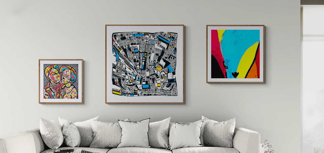 Comment choisir les dimensions d'un tableau pour un salon