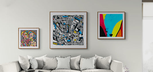 Comment choisir les dimensions d'un tableau pour un salon