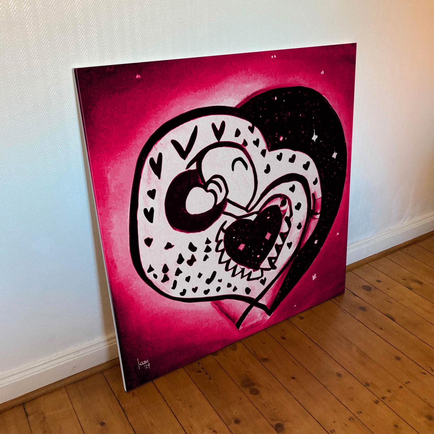 "Galaxies" tirage d'art contemporain sur toile et châssis bois 100x100cm